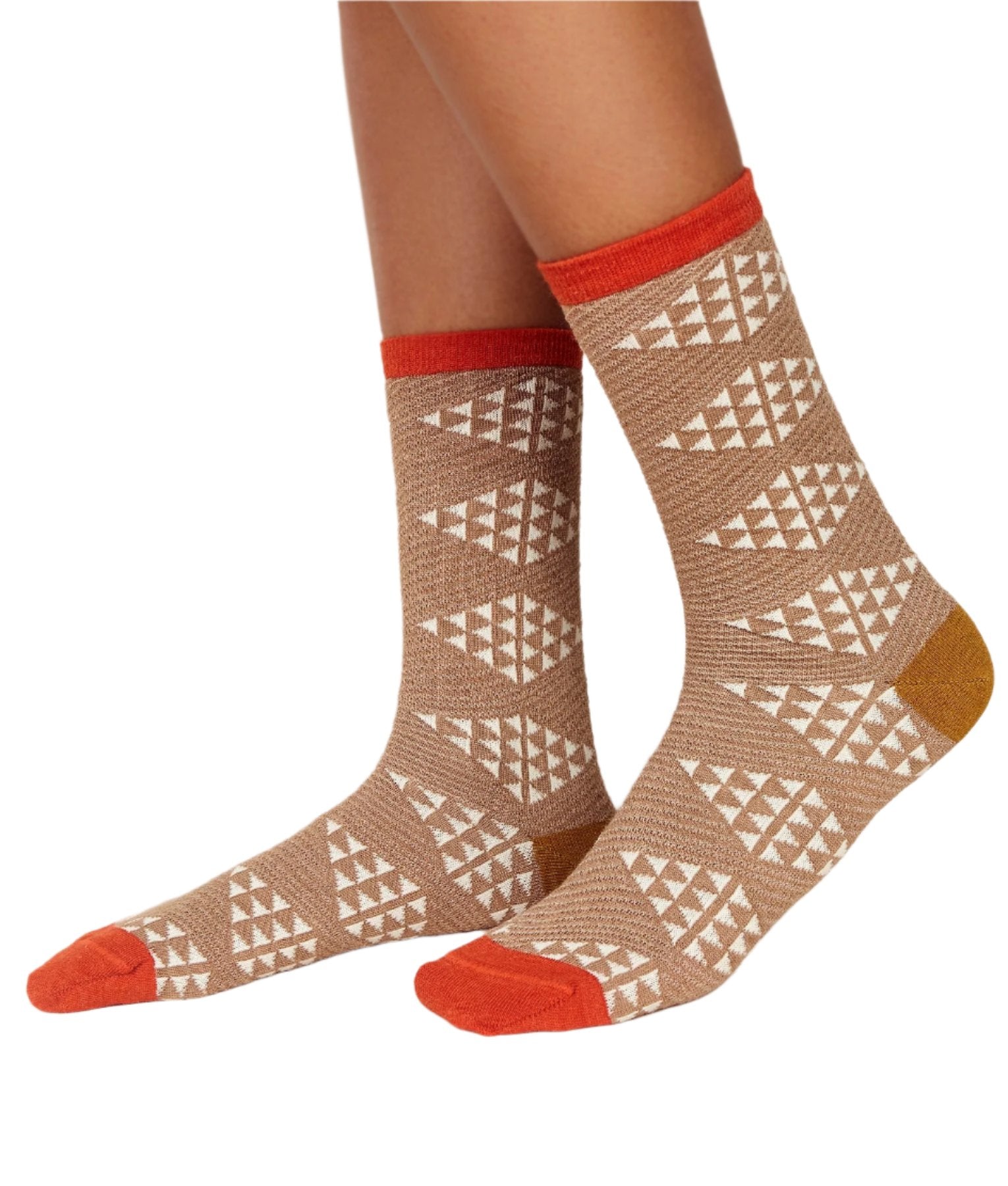 Diamonds Ladies Alpaca Socks - Multicolour C004 - Women