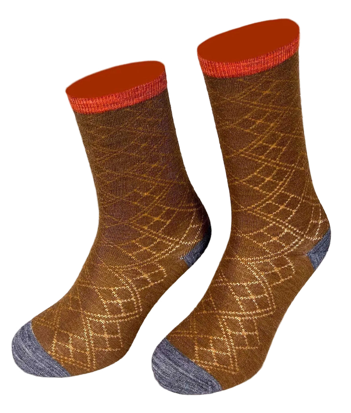 Bi Colour Jacquard Ladies Socks C001