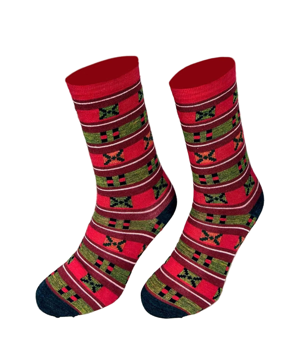 Crossed Ladies Socks C001