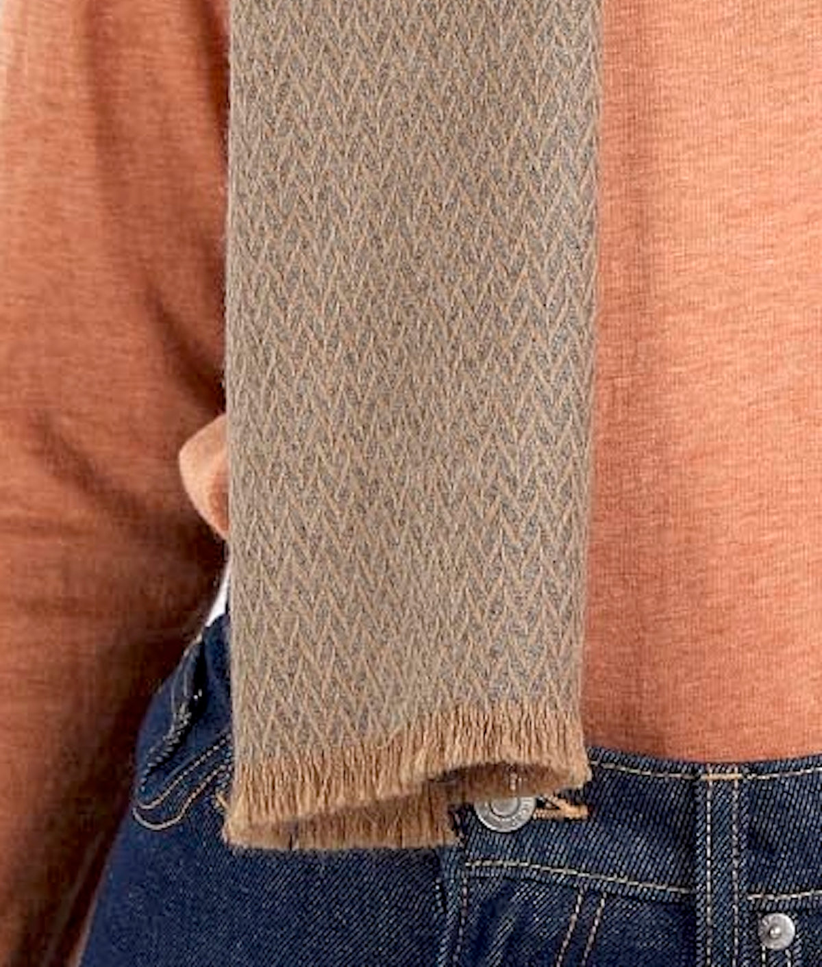 Little Espigas Motif Scarf C013