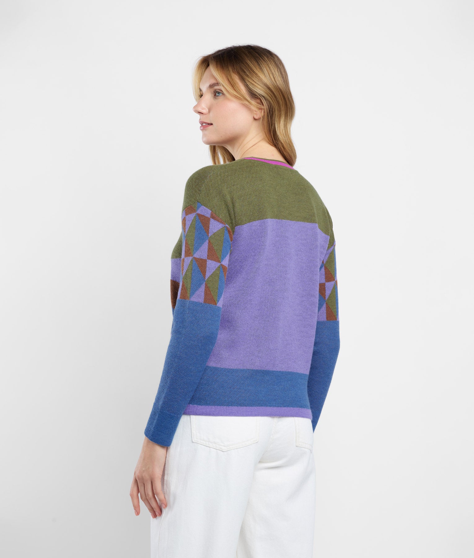 Geo Element Jacquard Jumper C003