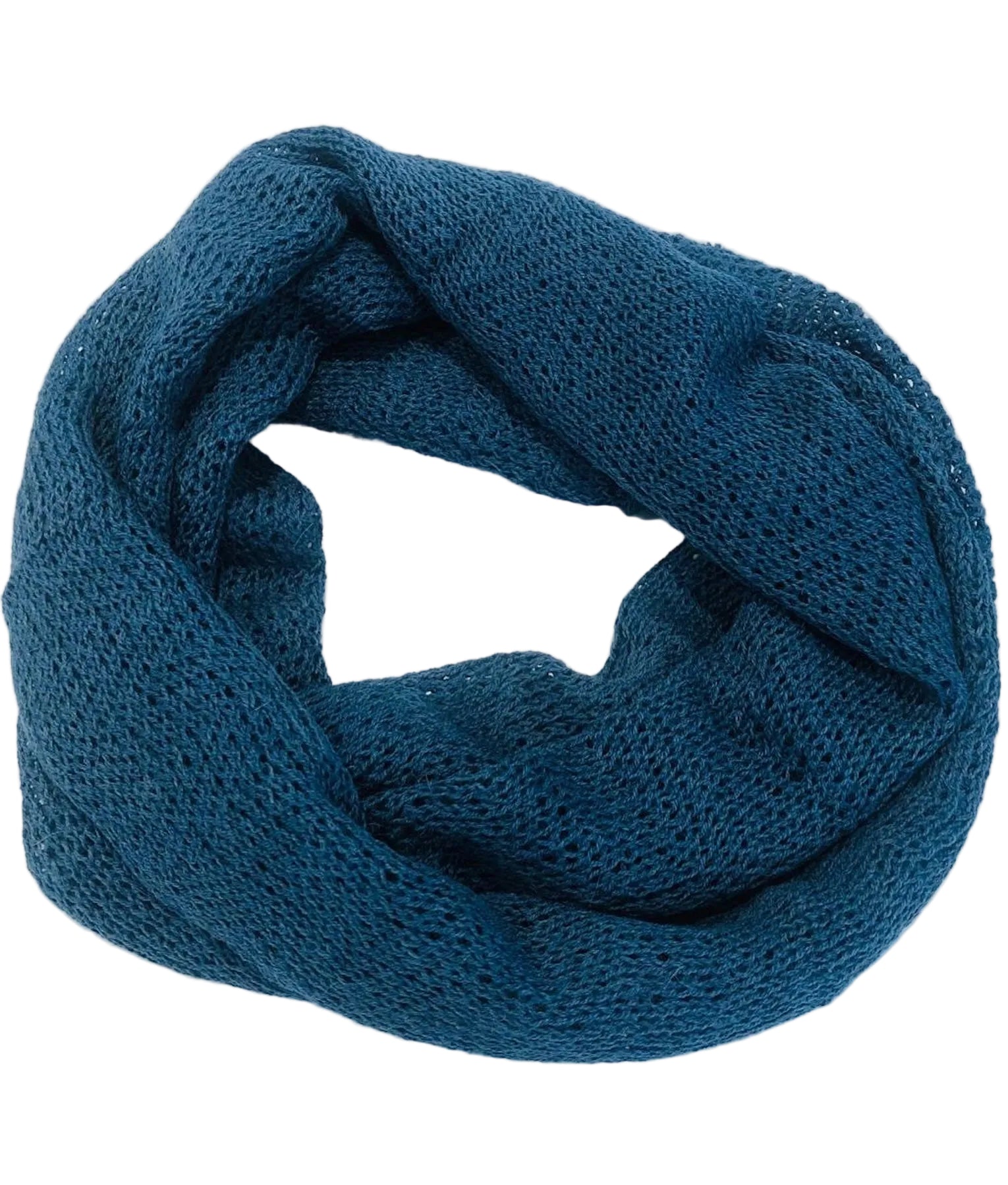 Infinity Scarf Peacock Blue