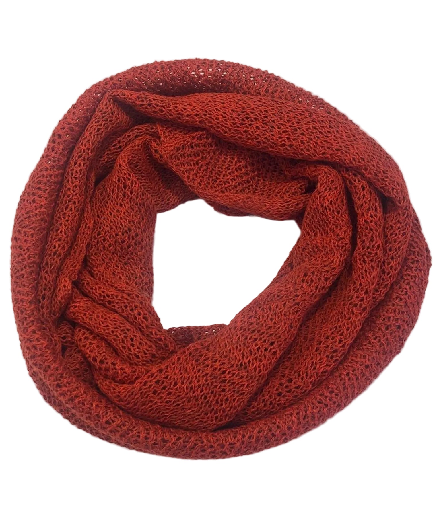 Infinity Scarf Brick Red
