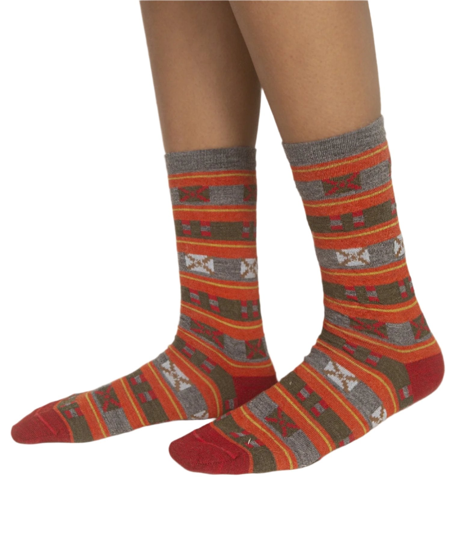 Crossed Ladies Alpaca Socks - Multicolour C005 - Women