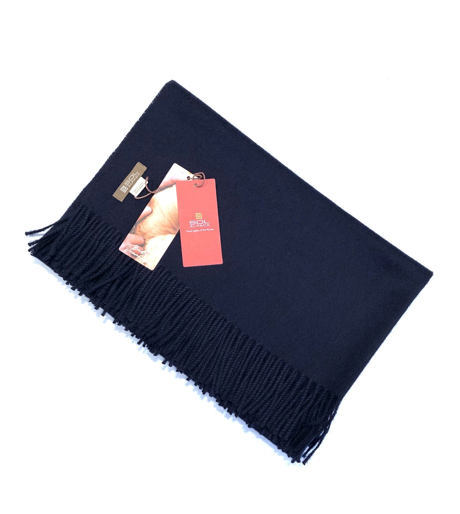 Shawl Premium Baby Alpaca AZ1667 NAVY